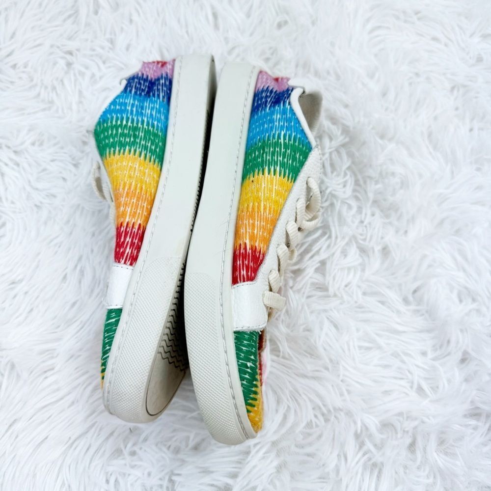 Soludos Ibiza Rainbow Leather Sneakers - Picture 7 of 10